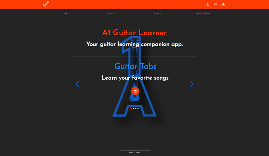 A1 Guitar Learner Web App