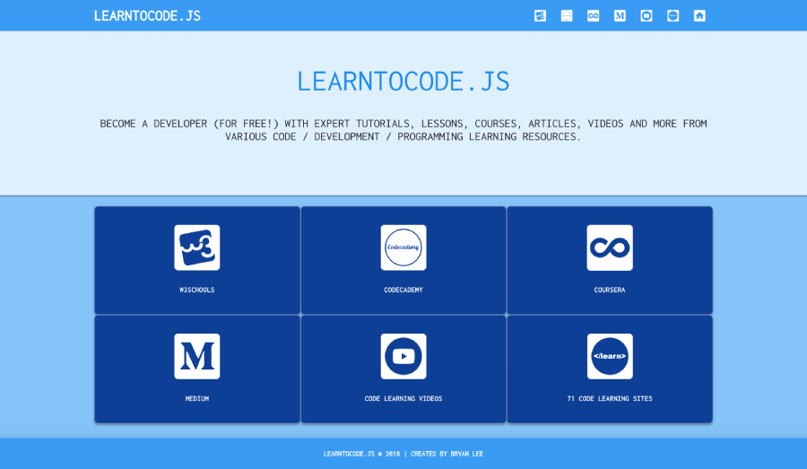 learnToCode.js Coding Lesson Scraper App